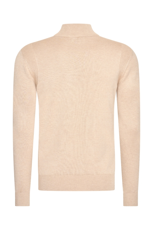 Full-Zip Cardigan beige