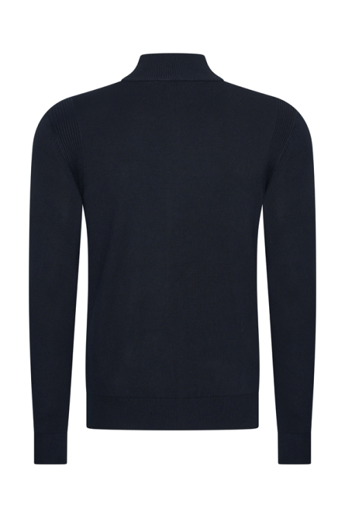 Full-Zip Cardigan D.blue