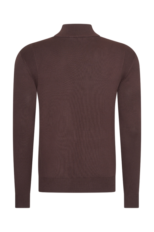 Full-Zip Cardigan Espresso