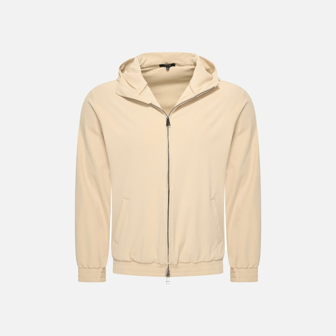 Travel Jacket Hooded Sand