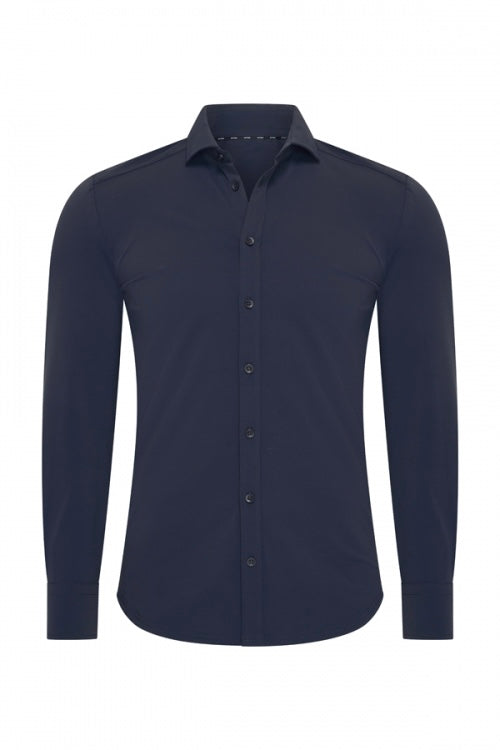 Calogere Elegant Shirt Navy Blue