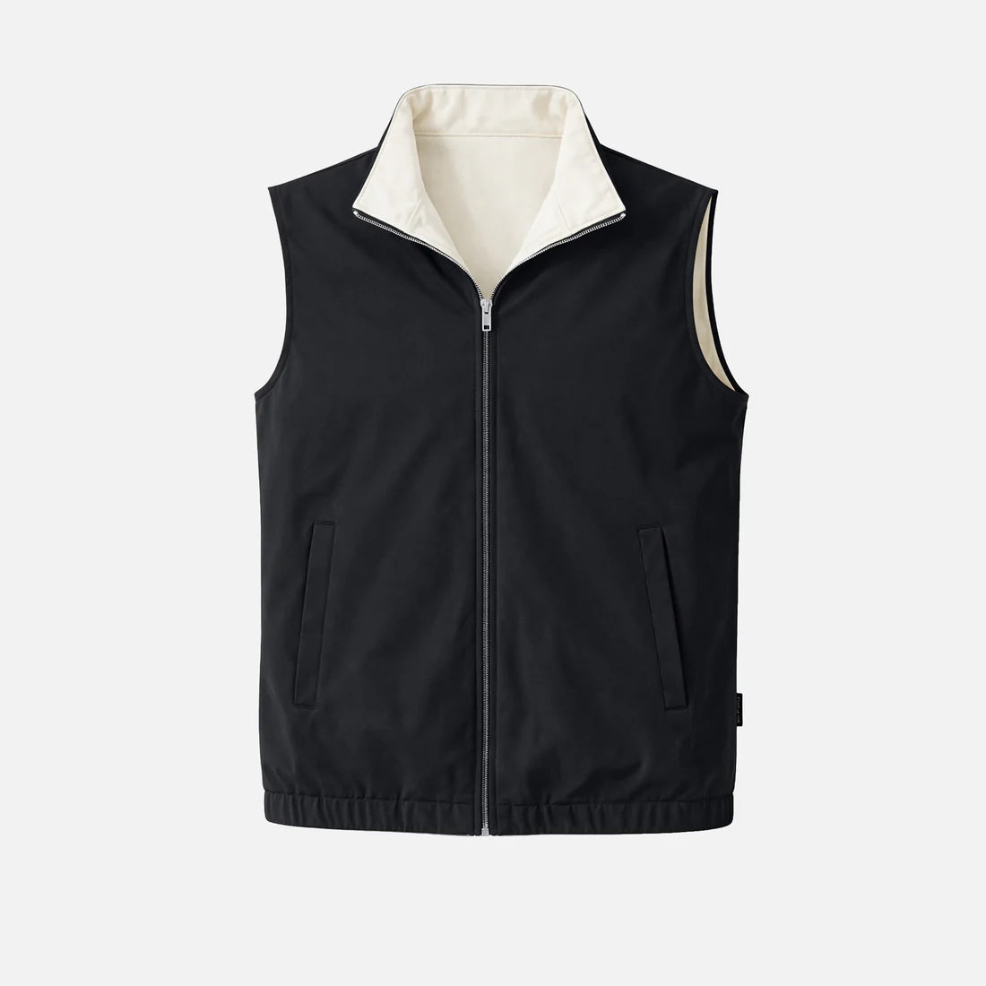 Calogere Reversible Gillet (Schwarz/Beige)