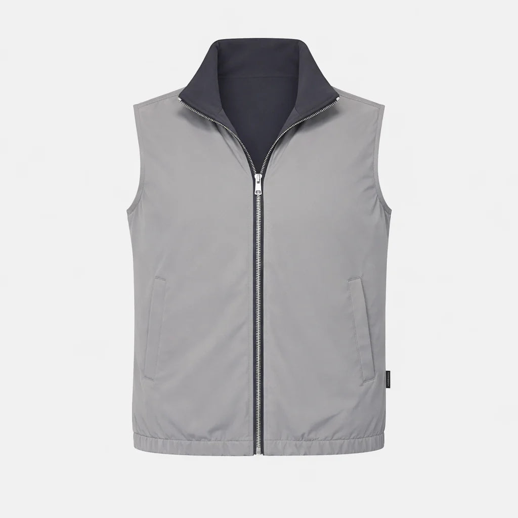 Calogere reversible Gillet (Dark grey/Light grey)